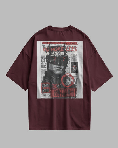 Batman backprint Relaxed Graphic T-Shirt | Aethic Apparels