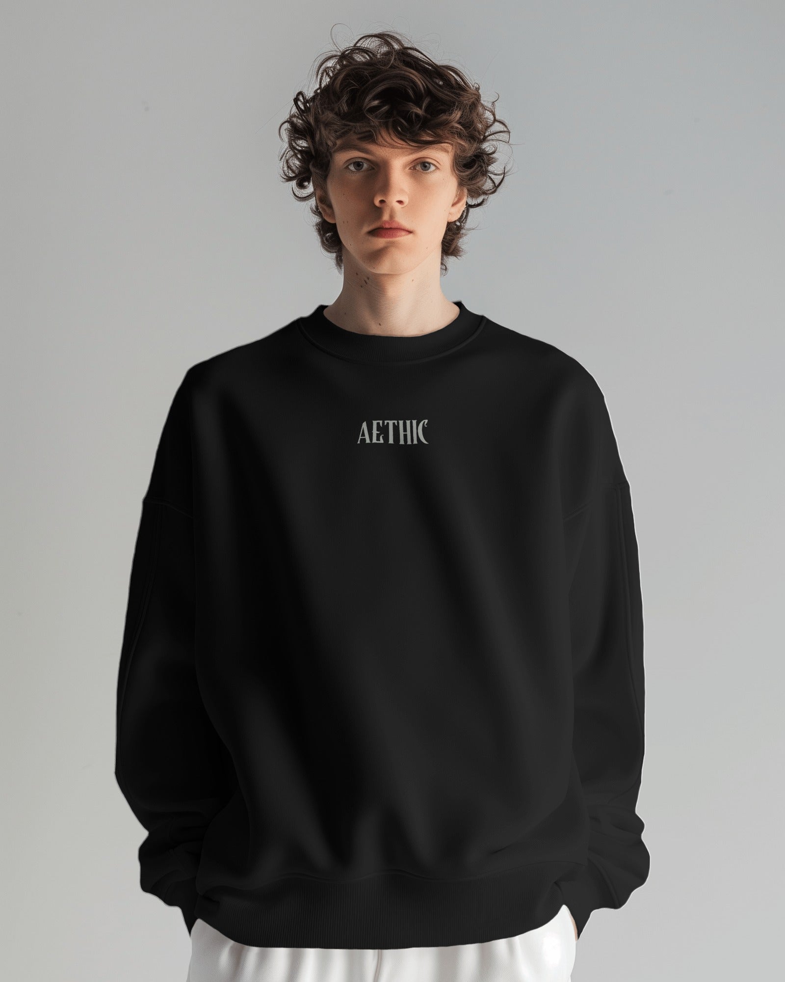 Guardians of the Galaxy oversized graphic sweatshirt in black – Aethic Apparels