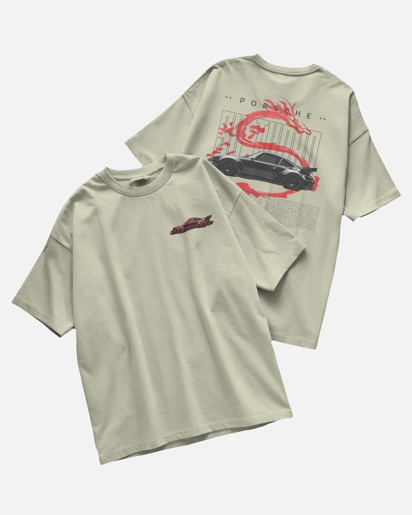 Porsche Relaxed Fit Graphic T-Shirt – Aethic Apparels