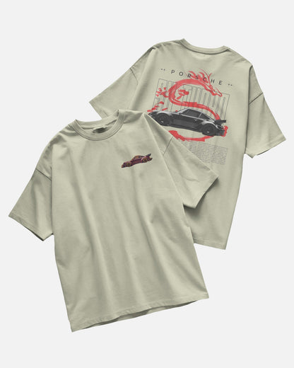 Porsche Relaxed Fit Graphic T-Shirt – Aethic Apparels